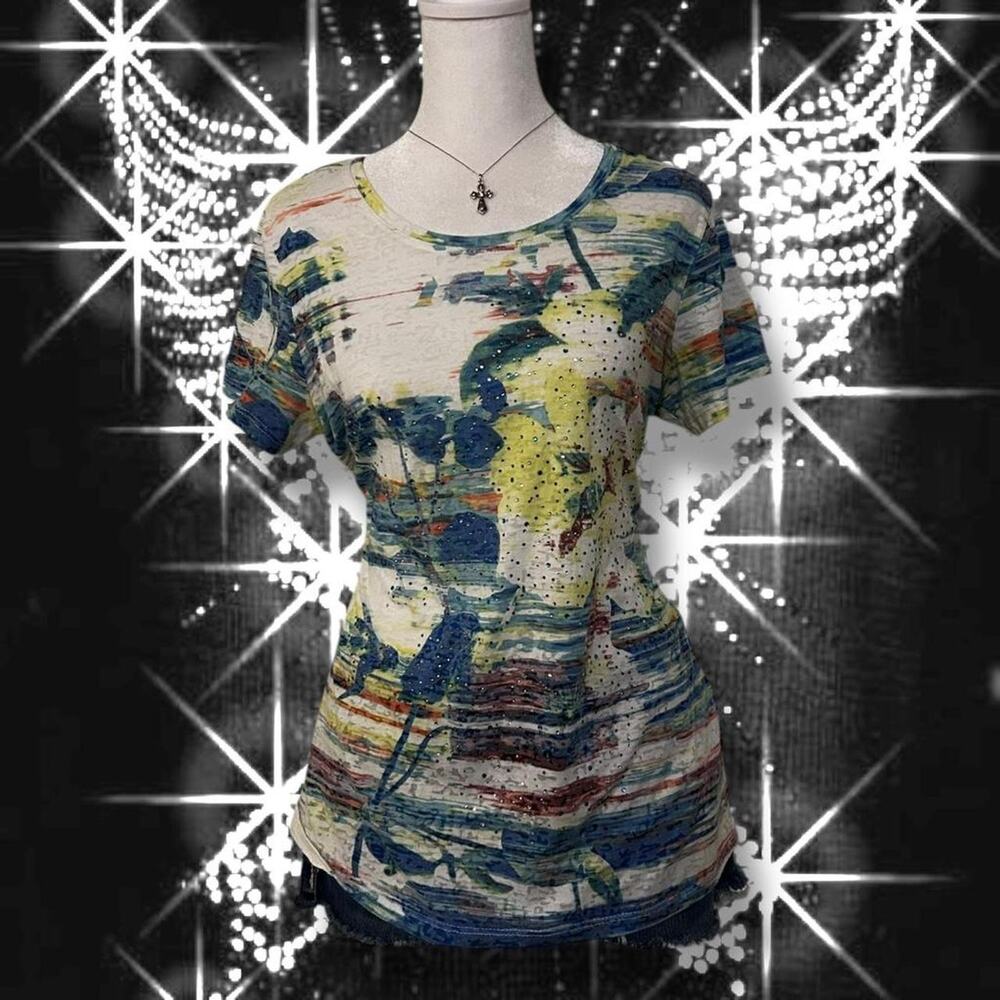 ethereal watercolor fairy whimsical top